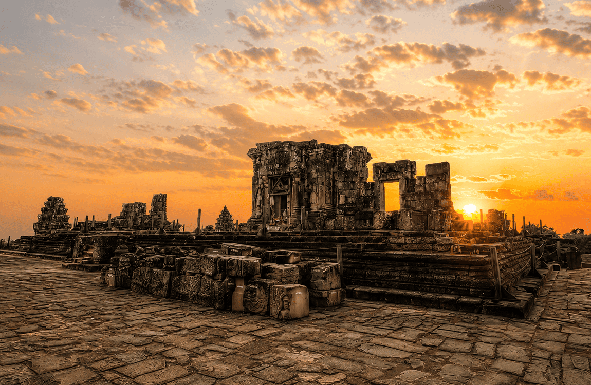 Petit Circuit d’Angkor – Temples & coucher du soleil