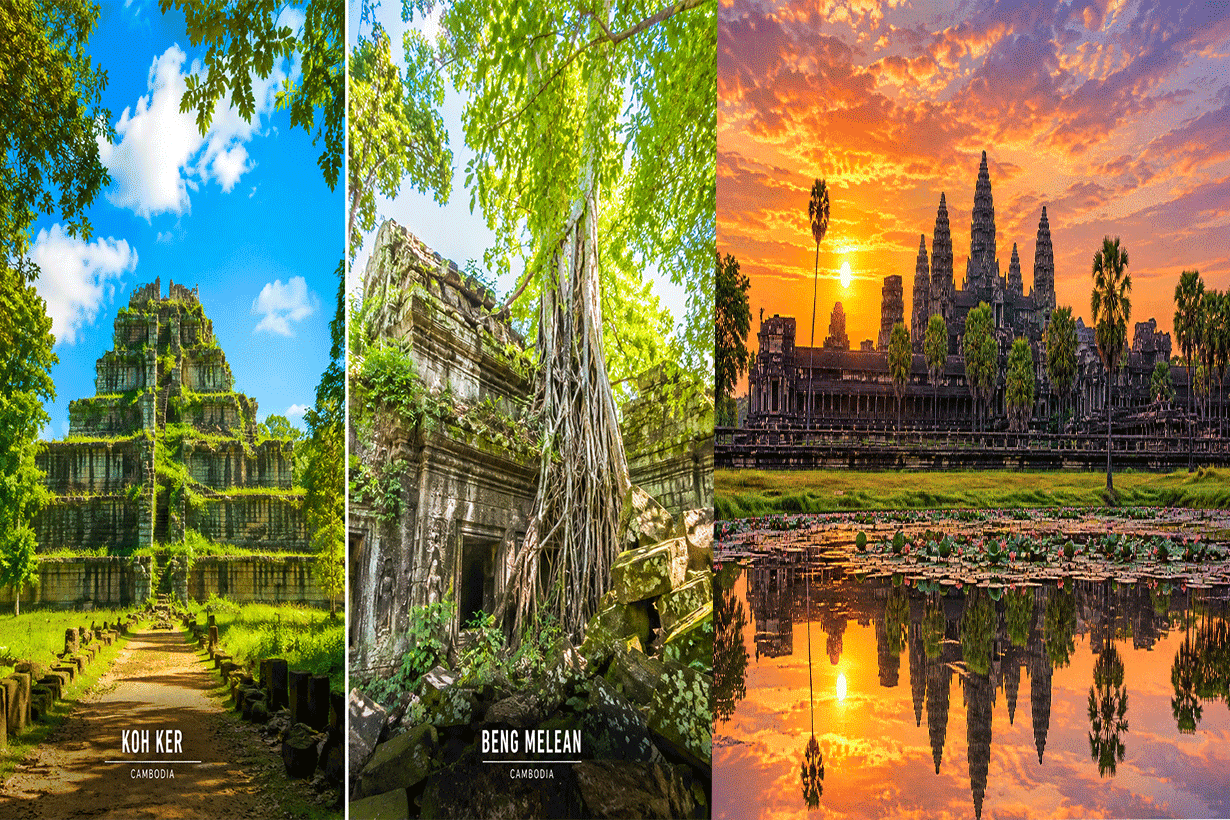 2-Day Angkor Temples, Beng Mealea & Koh Ker Tour
